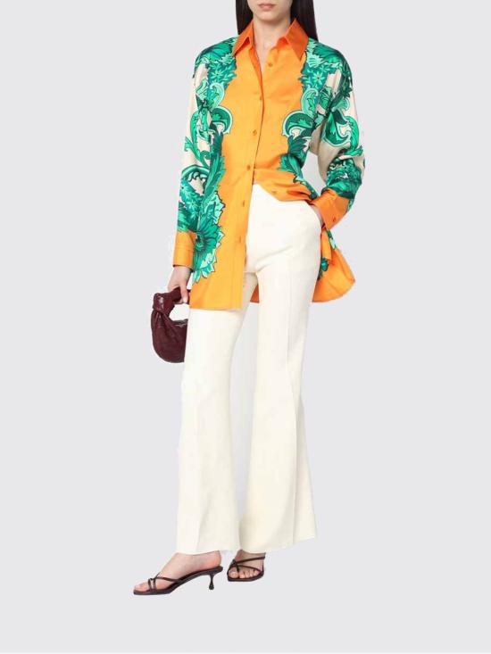 25FW 에트로 블라우스 WRIA005699SP1E7 X0806 Orange - ETRO