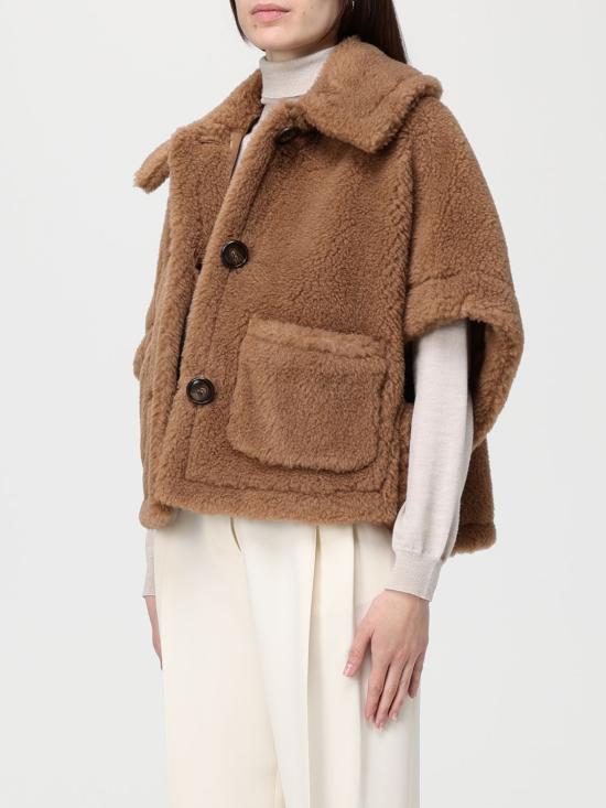 25FW 막스마라 뉴테르조 테디 케이프 2524736022600 001 Camel - MAX MARA