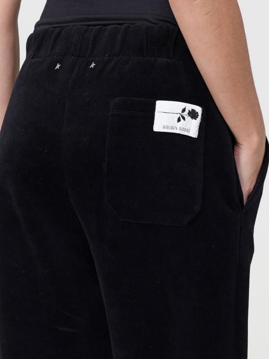 25FW 골든구스 스트레이트 팬츠 GWP02326P00212990100 Black - GOLDEN GOOSE