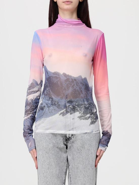 25FW 파트리지아페페 긴팔 티셔츠 2M4498 J667 YA37 Natural