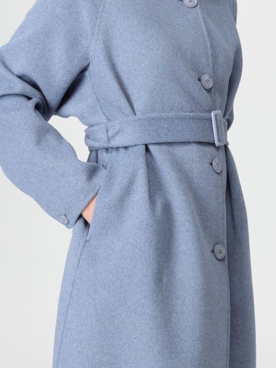 25FW 엠포리오 아르마니 코트 EW001301AF14263 OB021 Gnawed Blue - EMPORIO ARMANI