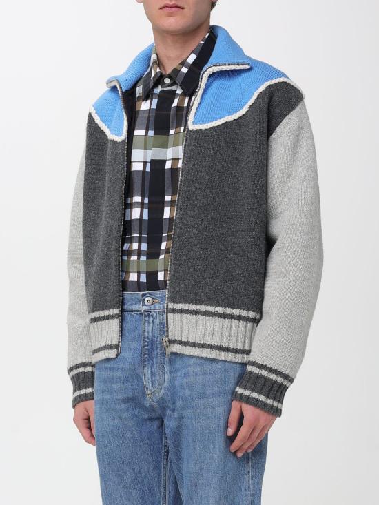 25FW 보테가베네타 스웨터 830468V5LR0 4460 Charcoal - BOTTEGA VENETA