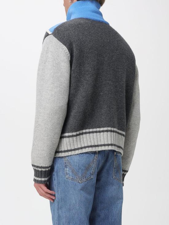 25FW 보테가베네타 스웨터 830468V5LR0 4460 Charcoal - BOTTEGA VENETA