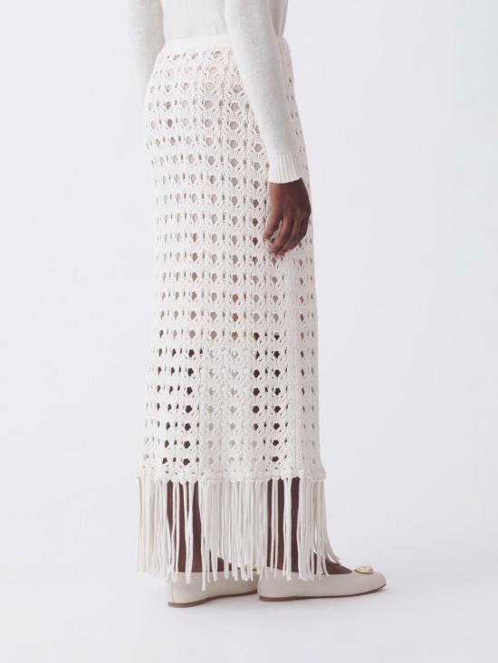 25FW 파비아나 필리피 롱 스커트 GND215F402L598 25 Natural - FABIANA FILIPPI