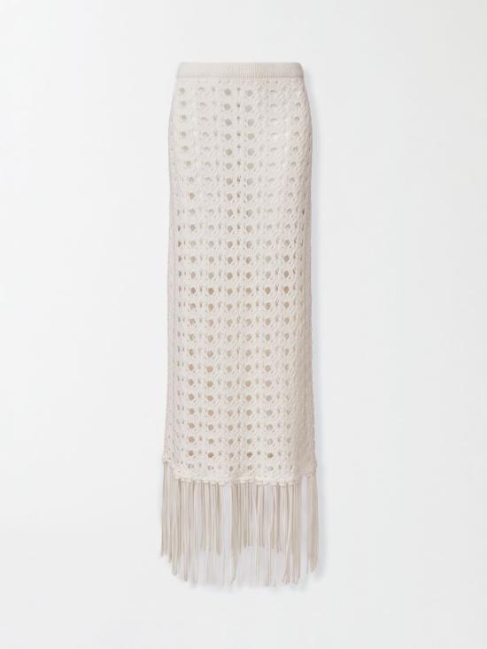 25FW 파비아나 필리피 롱 스커트 GND215F402L598 25 Natural - FABIANA FILIPPI