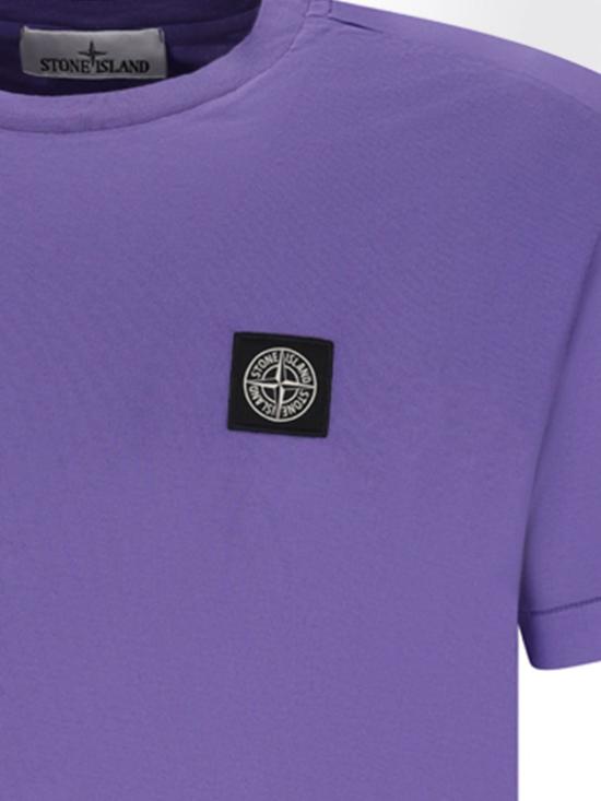 25FW 스톤 아일랜드 반팔 티셔츠 2100027S0013 V0047 Violet - STONE ISLAND