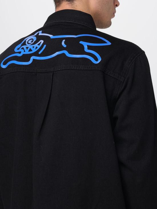 25FW 아이스크림 긴팔 셔츠 ICD25206 Black - ICECREAM