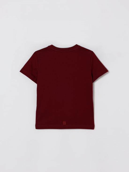 25FW [키즈] 지방시 티셔츠 H30952 95C Burgundy - GIVENCHY