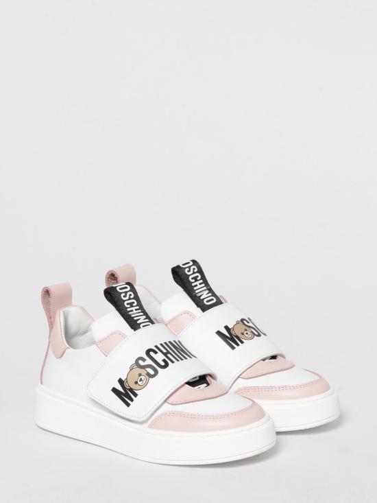 25FW [키즈] 모스키노 스니커즈 81921 1 White 1 - MOSCHINO