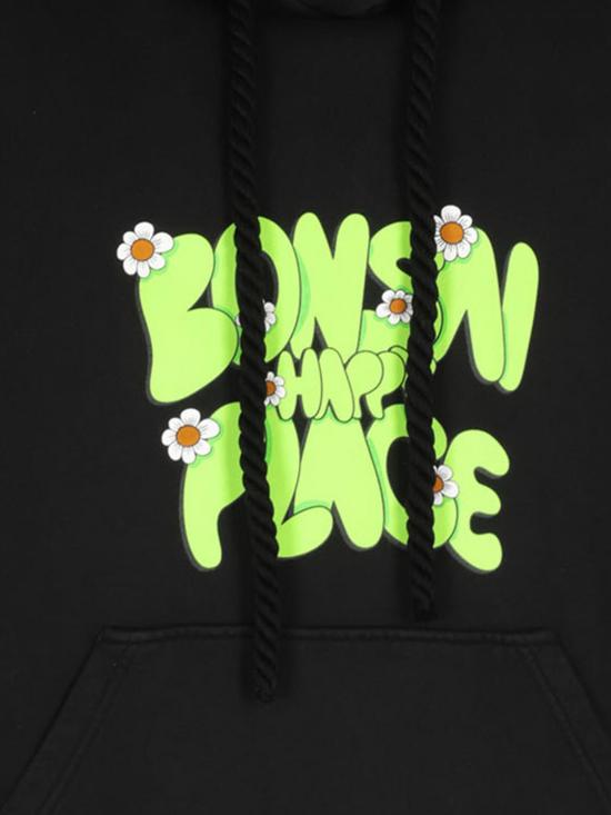 25FW 본사이 긴팔 티셔츠 SW003004 Black - BONSAI