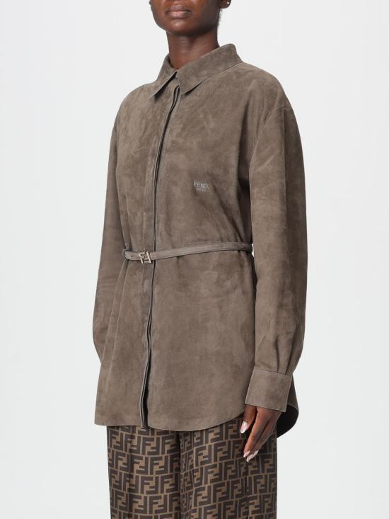 25FW 펜디 블라우스 FPT668AVRG F1T6F Brown - FENDI