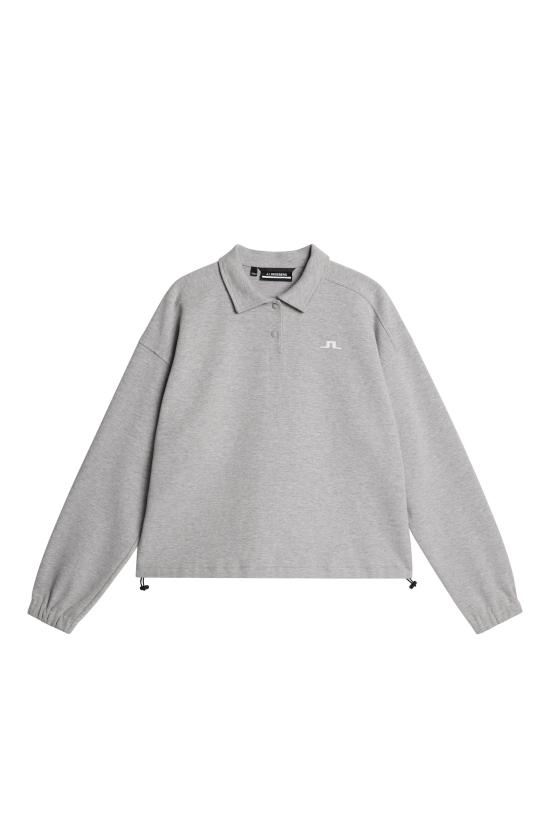  제이린드버그 폴로 티셔츠 AWJS14093U199 LIGHT GREY MELANGE DOM