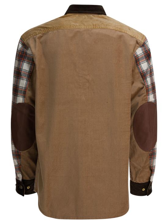 25FW 와타나베 준야 자켓 WP B001 W251 OFWHT BRN X BE Brown - JUNYA WATANABE