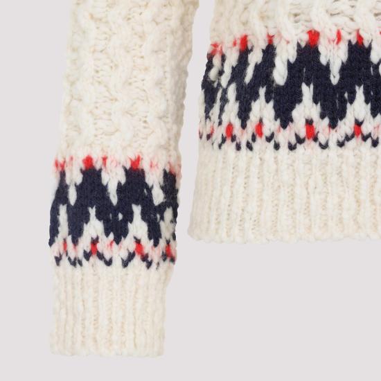 25FW 몽클레어 스웨터 K20989C00003 M7948 F07 WHITE - MONCLER