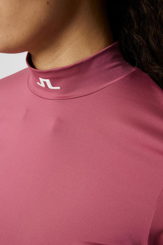  제이린드버그 트레이닝 티셔츠 GWJT14159Q187 ROSE WINE DOM - J LINDEBERG