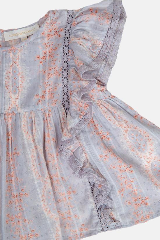  [키즈] 러브쉐이크팬시 탑 키즈 러브 쉑 팬시 플러터 슬리브 - LOVESHACKFANCY