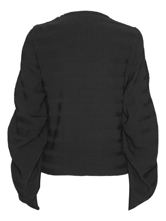  헨릭 빕스코브 블라우스 Henrik Vibskov 링클 탑 블랙 - HENRIK VIBSKOV