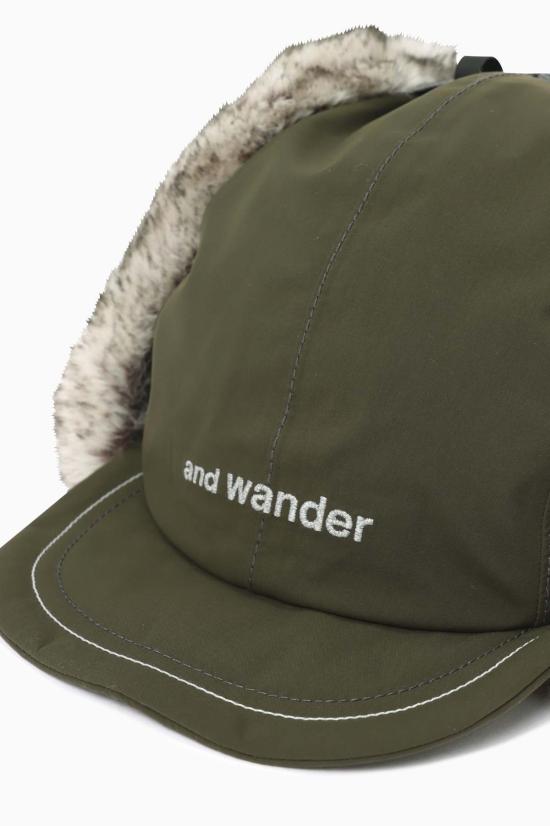  앤드원더 이어플랩 캡 And Wander Cordura 3 L 보아 캡 - AND WANDER