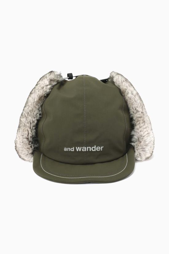  앤드원더 이어플랩 캡 And Wander Cordura 3 L 보아 캡 - AND WANDER