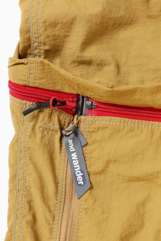  앤드원더 트레이닝/조거 팬츠 앤 원더 나이 태피터 하이커 2웨이 - AND WANDER