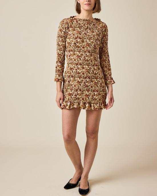  도엔 숏 원피스 DÔen Cecillia 드레스 아이보리 Rêve Des Jardins - DOEN