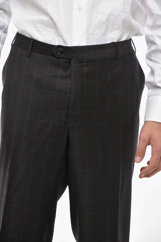  꼬르넬리아니 스트레이트 팬츠 825264 8983400 030 CHECK Brown - CORNELIANI