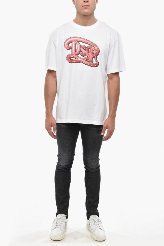  디스퀘어드2 반팔 티셔츠 S71GD1387 D20020 100 White - DSQUARED2