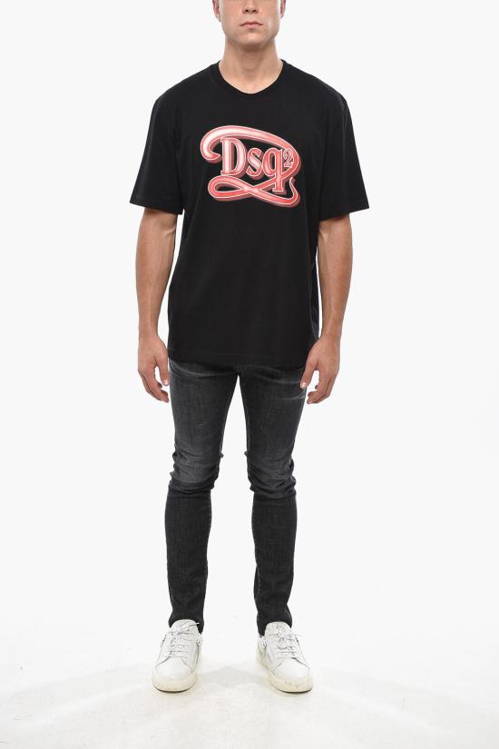  디스퀘어드2 반팔 티셔츠 S71GD1387 D20020 900 Black - DSQUARED2