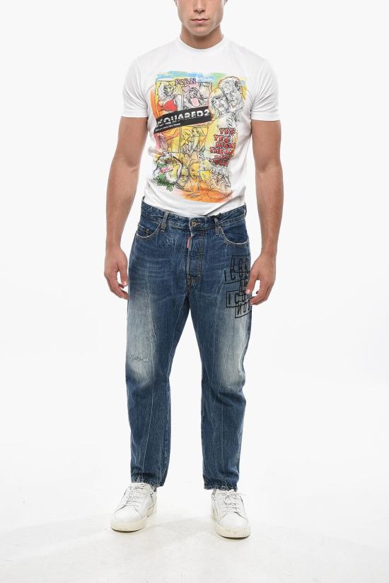  디스퀘어드2 데님 팬츠 S79LA0072 S30309 470 Blue - DSQUARED2