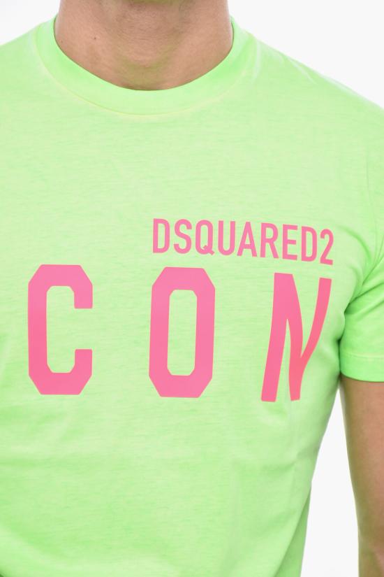  디스퀘어드2 반팔 티셔츠 S79GC0090 S22427 910 Green - DSQUARED2