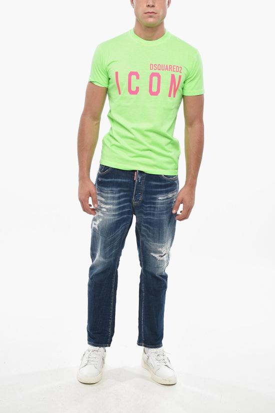  디스퀘어드2 반팔 티셔츠 S79GC0090 S22427 910 Green - DSQUARED2