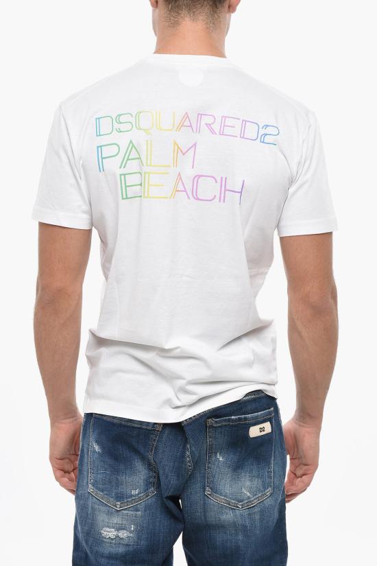  디스퀘어드2 반팔 티셔츠 S71GD1394 S23009 100 White - DSQUARED2