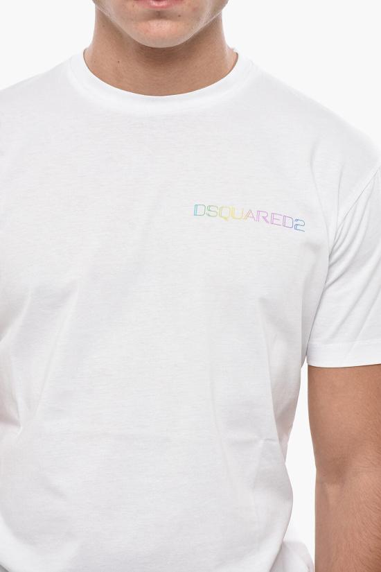  디스퀘어드2 반팔 티셔츠 S71GD1394 S23009 100 White - DSQUARED2