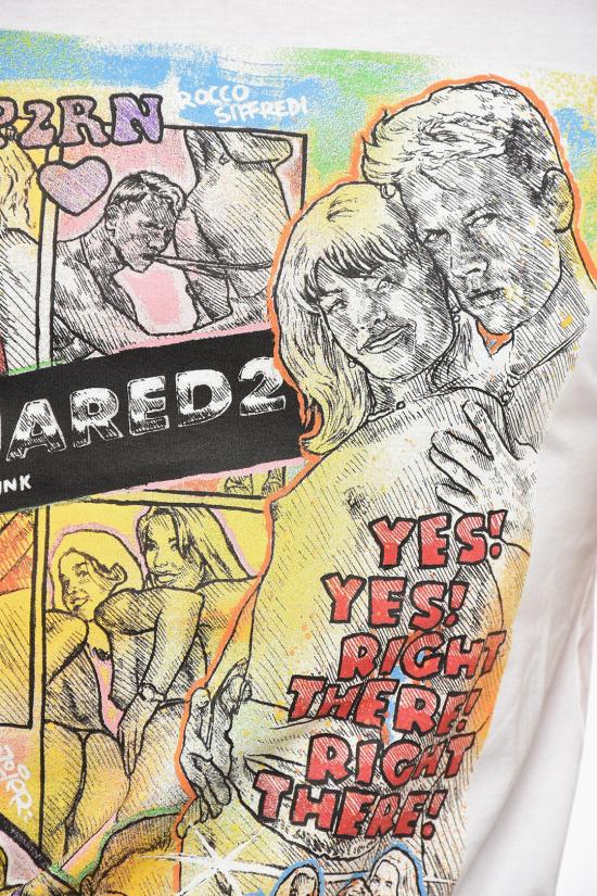  디스퀘어드2 반팔 티셔츠 S71GD1405 S23009 100 White - DSQUARED2