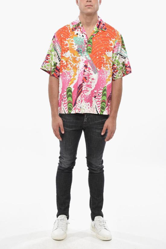  디스퀘어드2 긴팔 셔츠 S71DM0709 D35029 001S Multicolor - DSQUARED2