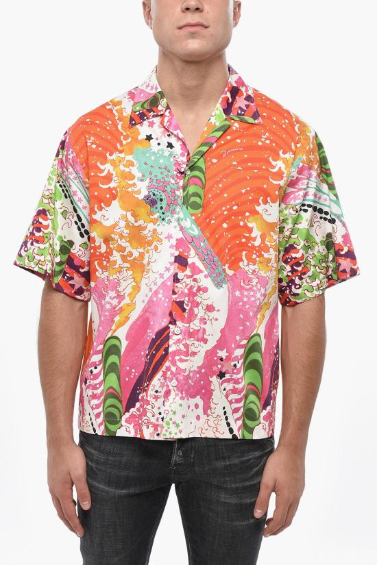  디스퀘어드2 긴팔 셔츠 S71DM0709 D35029 001S Multicolor