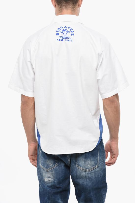  디스퀘어드2 긴팔 셔츠 S71DM0678 S52493 100 White - DSQUARED2