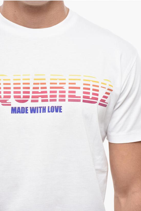  디스퀘어드2 반팔 티셔츠 S71GD1393 S23009 100 White - DSQUARED2