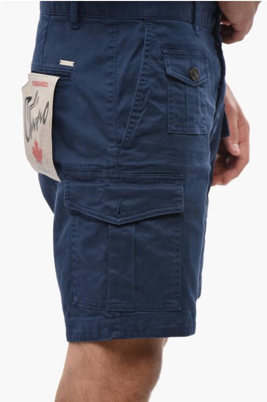  디스퀘어드2 숏팬츠 S74MU0780 S39021 486 Blue - DSQUARED2