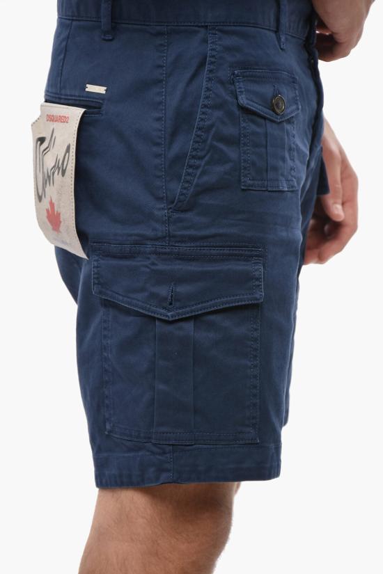  디스퀘어드2 숏팬츠 S74MU0780 S39021 486 Blue - DSQUARED2