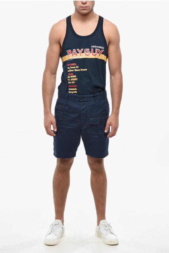  디스퀘어드2 숏팬츠 S74MU0780 S39021 486 Blue - DSQUARED2