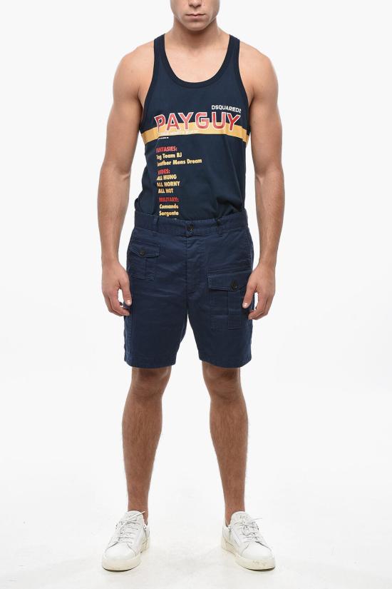  디스퀘어드2 숏팬츠 S74MU0780 S39021 486 Blue - DSQUARED2