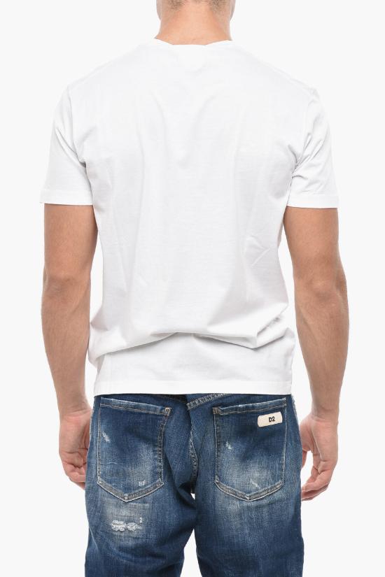  디스퀘어드2 반팔 티셔츠 S71GD1407 S23009 100 White - DSQUARED2