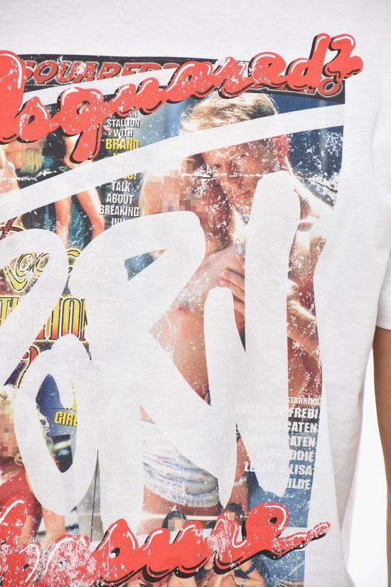  디스퀘어드2 반팔 티셔츠 S71GD1407 S23009 100 White - DSQUARED2