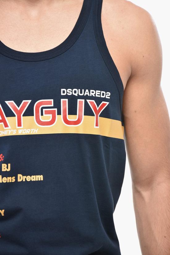  디스퀘어드2 민소매 티셔츠 S71NL0082 S22427 477 Blue - DSQUARED2