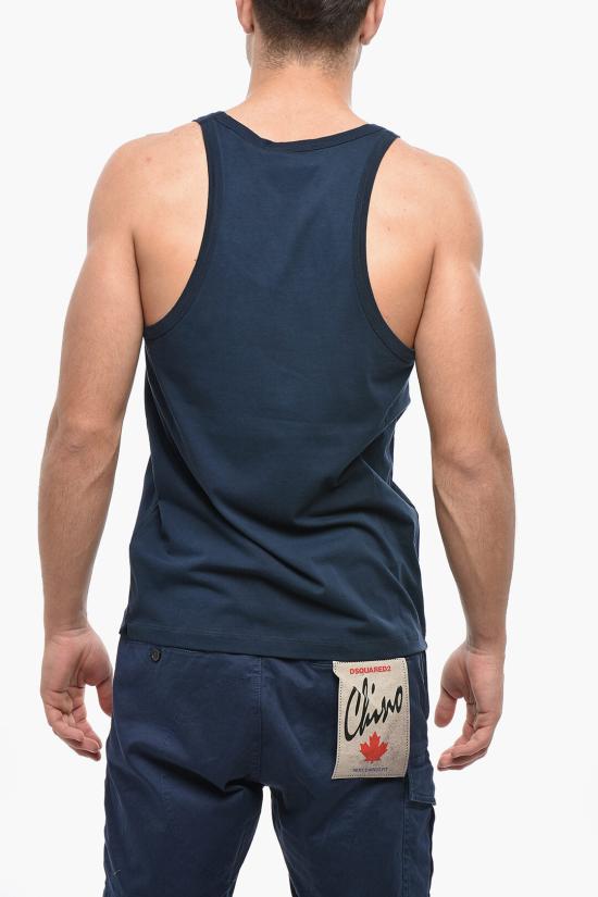  디스퀘어드2 민소매 티셔츠 S71NL0082 S22427 477 Blue - DSQUARED2