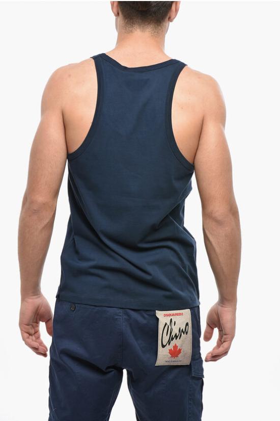  디스퀘어드2 민소매 티셔츠 S71NL0082 S22427 477 Blue - DSQUARED2