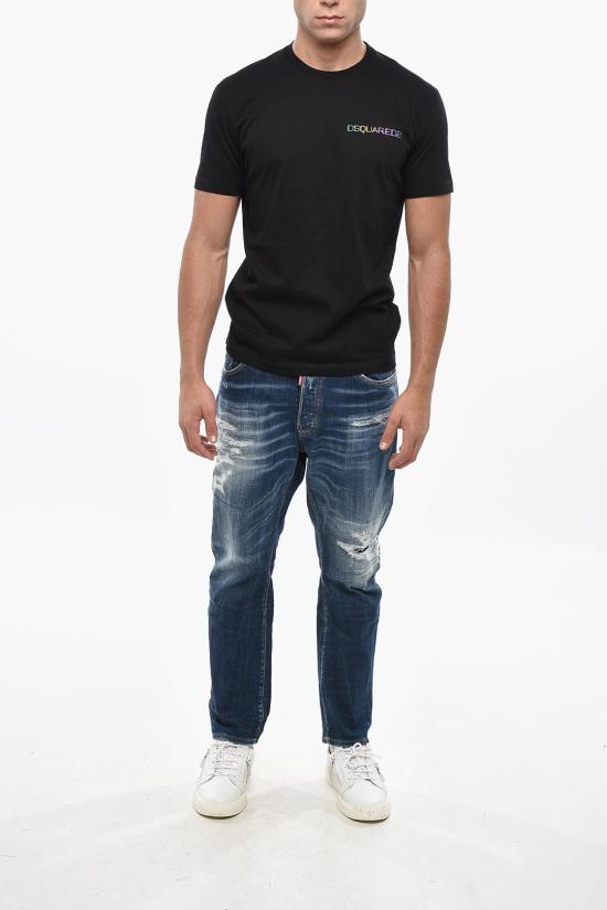  디스퀘어드2 반팔 티셔츠 S71GD1394 S23009 900 Black - DSQUARED2