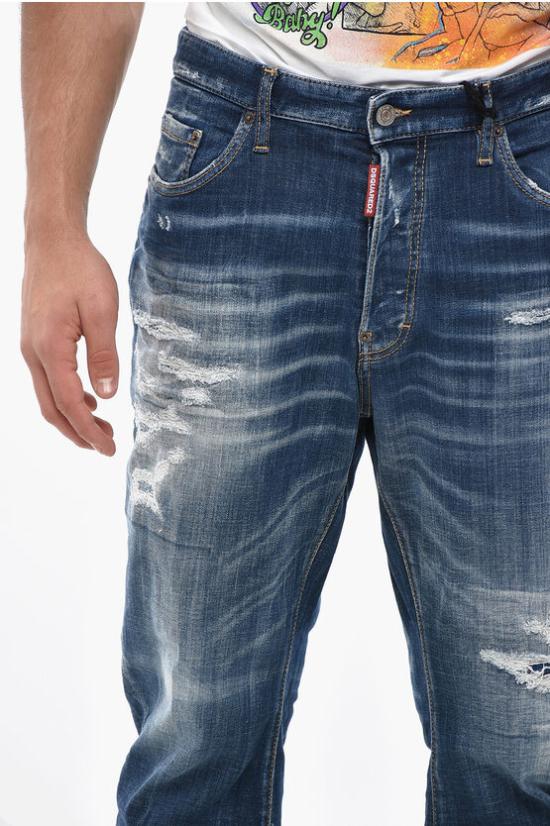  디스퀘어드2 데님 팬츠 S71LB1366 S30342 470 Blue - DSQUARED2