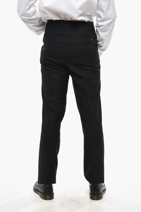  꼬르넬리아니 스트레이트 팬츠 845252 6988929 020 Black - CORNELIANI